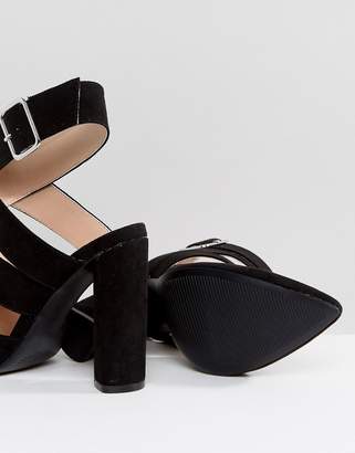 Qupid Strappy Point High Heels
