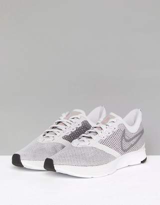 Nike Running Air Zoom Strike Trainers In Grey