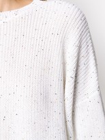 Thumbnail for your product : Brunello Cucinelli Oversized Sequin-Embellished Jumper