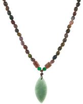 Thumbnail for your product : Lord & Taylor Genuine Stone Pendant Necklace