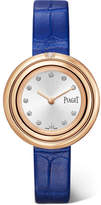 Thumbnail for your product : Piaget Possession 29mm 18-karat Rose Gold, Alligator And Diamond Watch