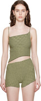Thumbnail for your product : Isa Boulder Green Parallel Tank Top