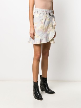 Etoile Isabel Marant Brushstroke Print Skirt
