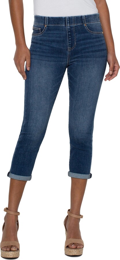 Rolled-cuff Capri Jeans | ShopStyle