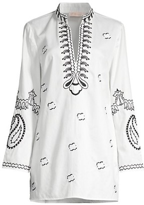 Tory Burch Embroidered Tunic