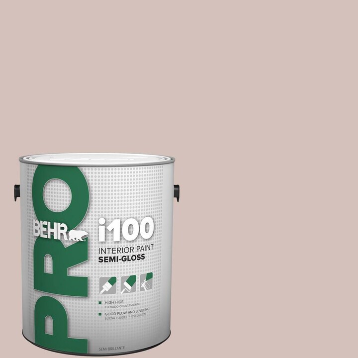 BEHR PRO 1 gal. #710A-3 Sweet Breeze Semi-Gloss Interior Paint
