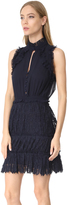 Thumbnail for your product : Nicholas Pleated Lace Mini Dress