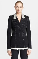 Thumbnail for your product : Alexander McQueen Double Breasted Wool Jacket