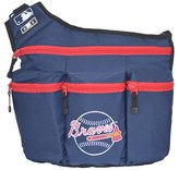 Thumbnail for your product : Diaper Dude 'Atlanta Braves' Messenger Diaper Bag