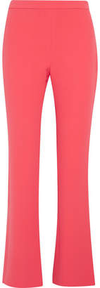 Giorgio Armani Silk-crepe Straight-leg Pants - Pink