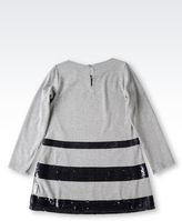 Thumbnail for your product : Armani Junior Dress In Stretch Viscose With Sequins
