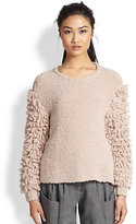 Thumbnail for your product : Thakoon Loop Fringe Wool Pullover