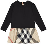 Thumbnail for your product : Burberry Check Drop Waist Dress