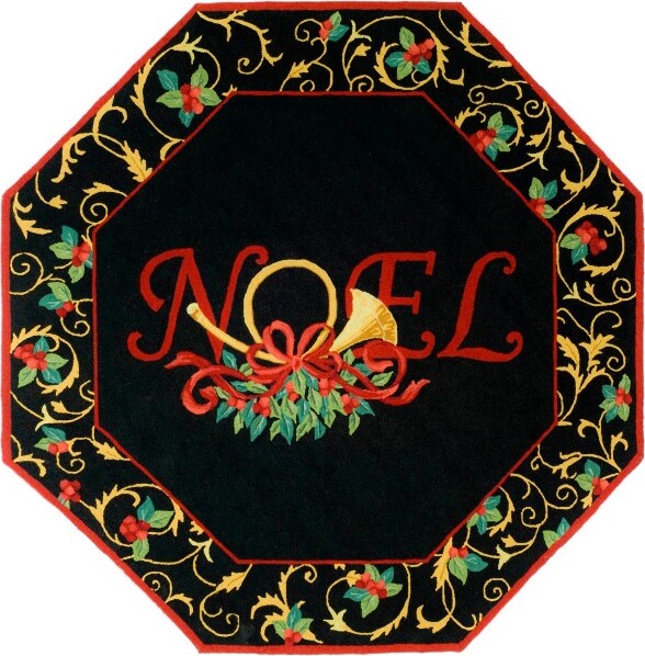 Safavieh ChelseaHK332HandHookedIndoorAreaRug-Black-6'Round