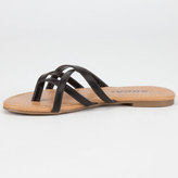 Thumbnail for your product : Soda Sunglasses Criss Cross Girls Sandals