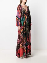 Thumbnail for your product : Farm Abstract-Pattern Print Backless Dress