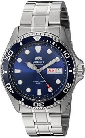 Orient Men's 'ray Ii' Japanese Automatic Stainless Steel Diving Watch, Color:Silvertoned Model: Faa02005d9