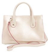 Thumbnail for your product : Jimmy Choo Medium Riley Leather Tote - Beige