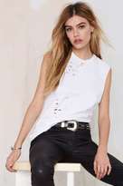 Thumbnail for your product : Nasty Gal After Party by Tumble Muscle Tee - White