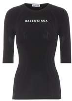 Balenciaga T-shirt stretch imprimé 