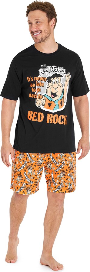 Yillto Mens Pajama Set Summer Pjs Sleepwear Nightwear Lightweight Soft Short Sleeve And Shorts Sets