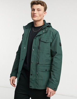 Burton Menswear short parka in green - ShopStyle Outerwear