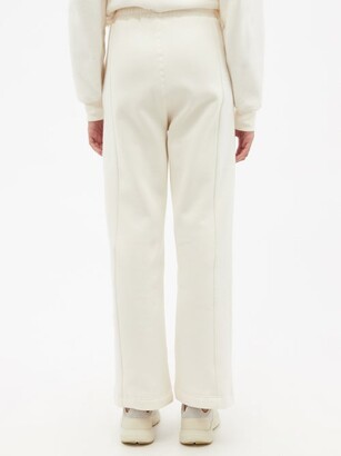 Vaara Vicky Side-stripe Cotton-blend Track Pants - White