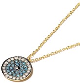 Thumbnail for your product : Annoushka 18kt yellow gold Love Diamonds Evil Eye diamond necklace