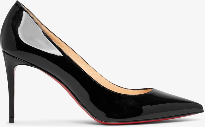Christian Louboutin Kate 85 black patent pumps