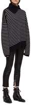 Thumbnail for your product : AllSaints Maddie Asymmetric Striped Sweater