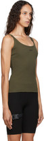 Thumbnail for your product : Off-White Khaki Open-Back Tank Top