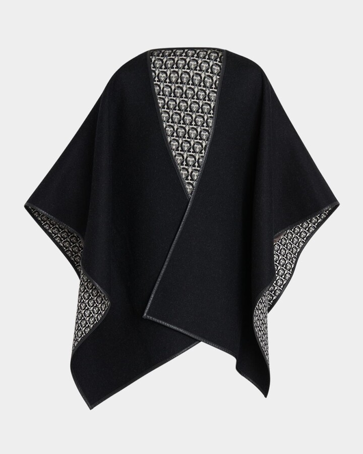 【FERRAGAMO】CAPE Fringed cape - Women | Ferragamo