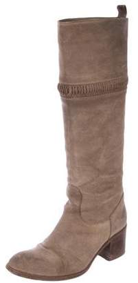 Sartore Suede Knee-High Boots