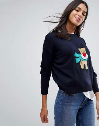 Brave Soul Holidays Reindeer Sweater
