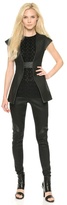 Thumbnail for your product : Gareth Pugh Tailored Leather Vest
