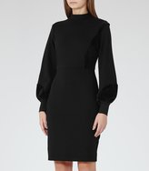 Thumbnail for your product : Reiss Lulu Velvet-Detail Dress