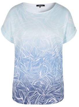 Olsen Abstract Print Ombre Tee