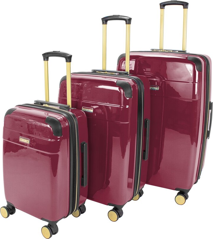Jenni Chan Entin 3pc Hardside Spinner Set ShopStyle Rolling Luggage