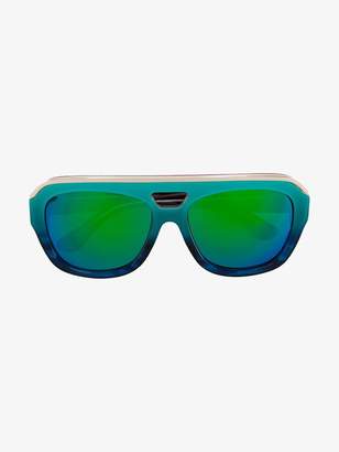 Dax Gabler Ladies Blue 'N04' Acetate Sunglasses