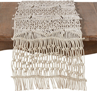 Dakota Fields Aramis Macrame Table Runner