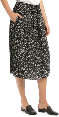 Skirt Midi with Tie Front