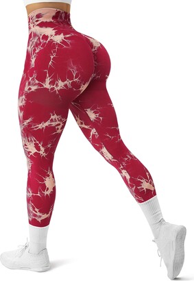 Seamless Contrast Color Butt Lifting Leggings Sports Fitness