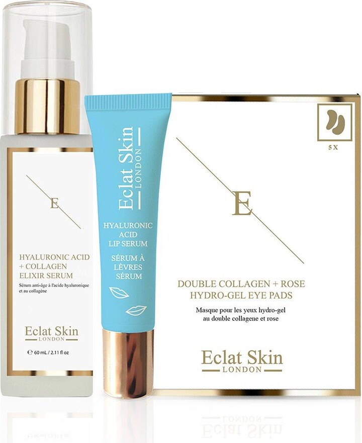 Eclat Skin London Hyaluronic Acid & Collagen Serum 60ml + Double Collagen + Rose Hydro ShopStyle