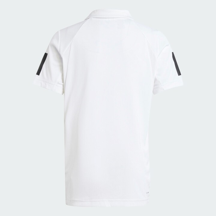 adidas Club Tennis 3-Stripes Polo Shirt Kids White S Kids