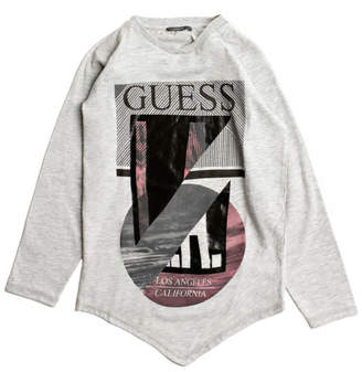 GUESS Long-Sleeve Graphic Tee (7-14)