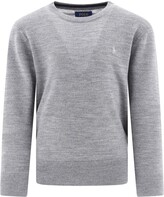 Thumbnail for your product : Ralph Lauren Kids Logo Embroidered Knit Jumper