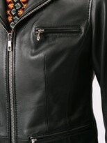 Thumbnail for your product : Desa 1972 Zipped Leather Jacket