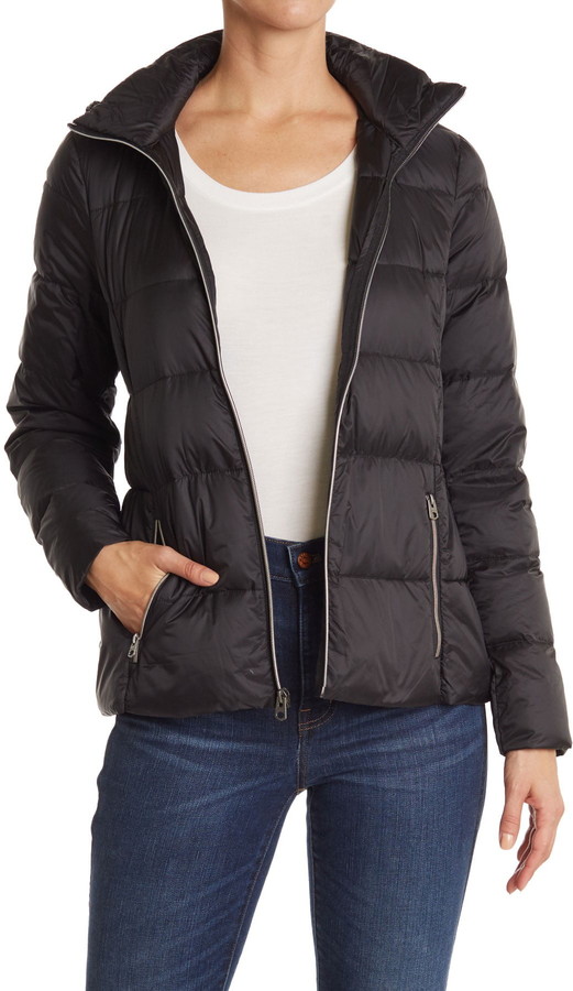 lucky brand missy hooded puffer jacket