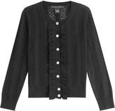 Marc Jacobs Wool Cardigan with Silk 