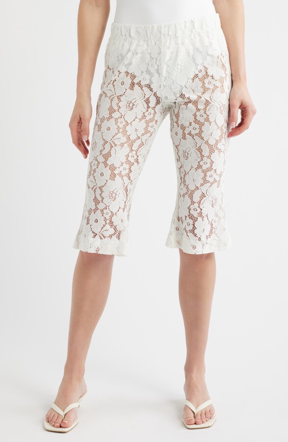 HIGH HEEL JUNGLE Isla Lace Capri Pants